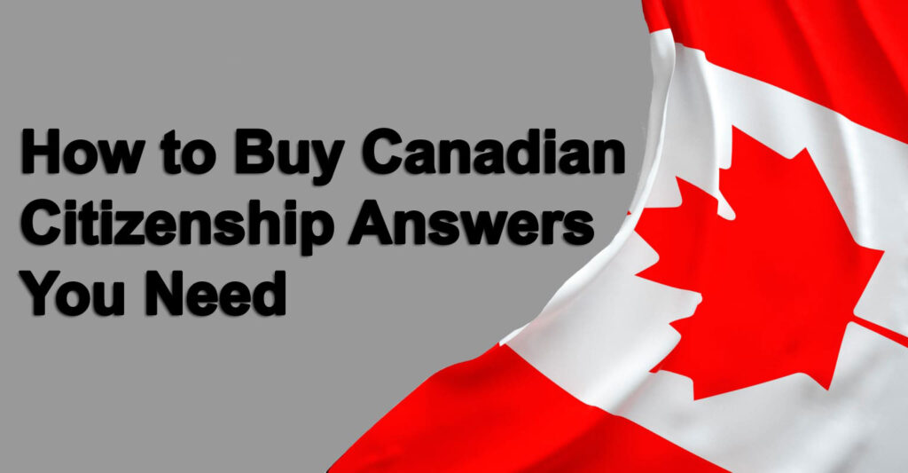 How to Buy Canadian Citizenship