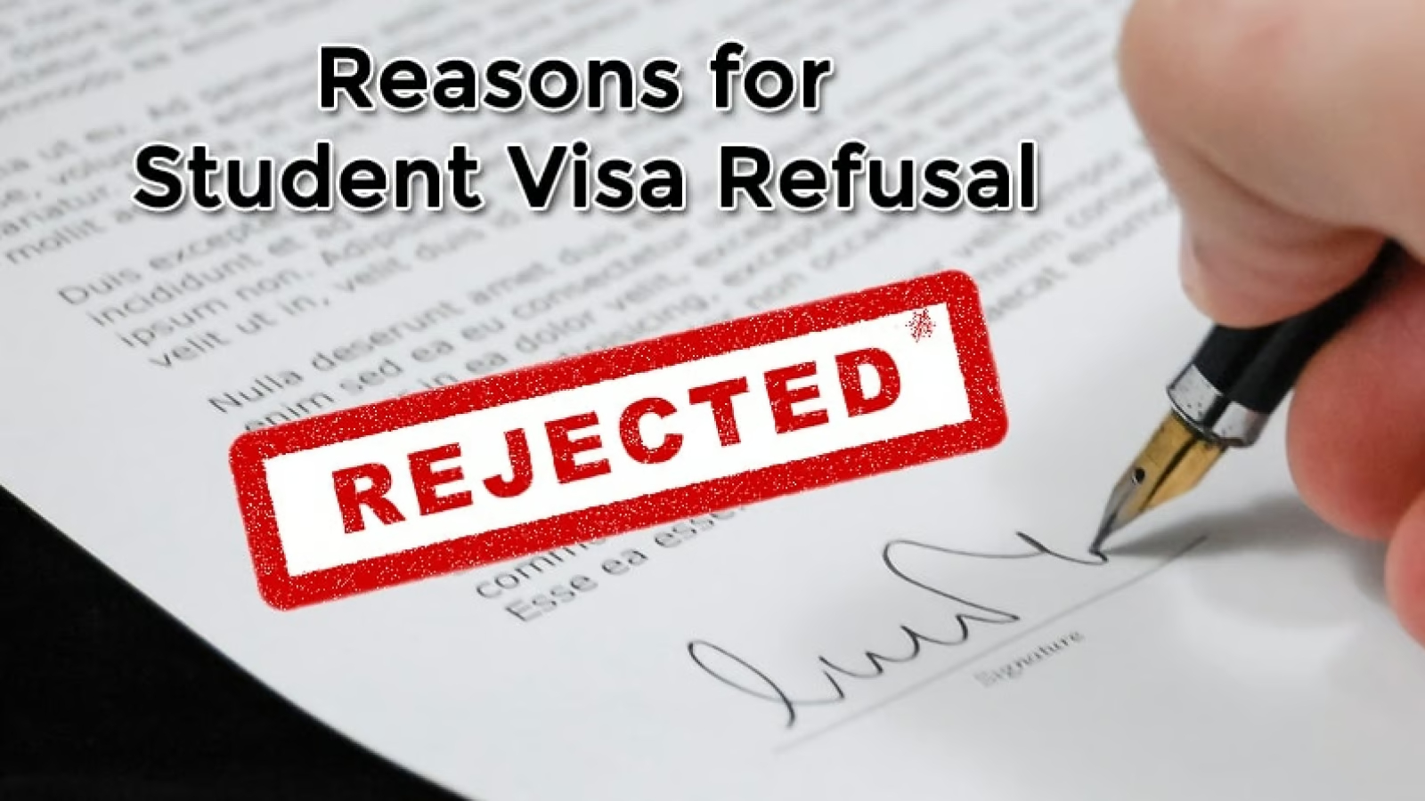 Canada Visitor Visa Refused