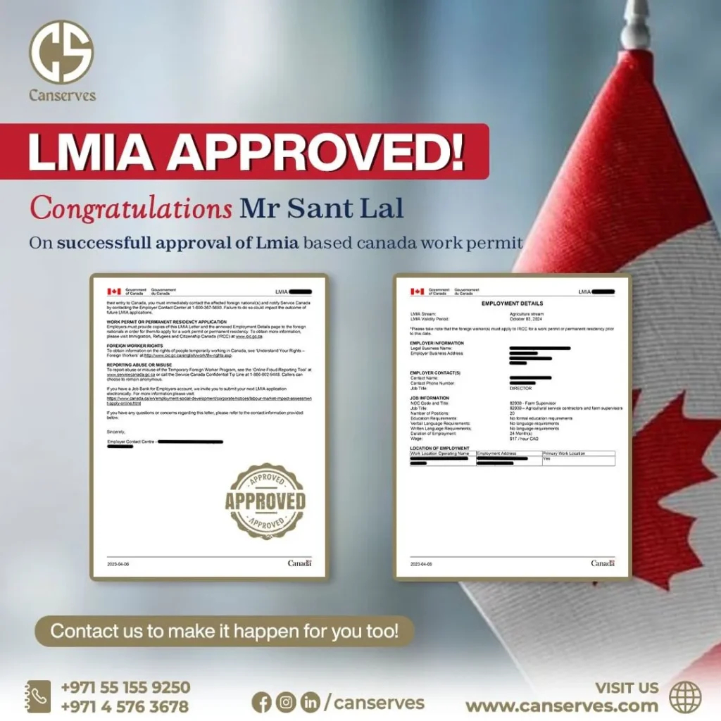 LMIA Work Permit From Dubai